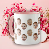 Custom Baby Face personalized photo  マグカップ