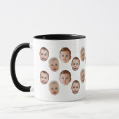 Custom Baby Face personalized photo  マグカップ (左)