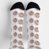 Custom Baby Face Socks, Many Faces Custom Parent G ソックス (上部)