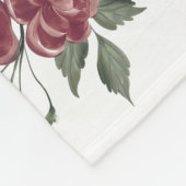 Custom Baby Girl Giraffe Blanket,Personalized Name フリースブランケット (角)