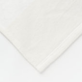 Custom Baby Name Lavender WatercolorFleece Blanket フリースブランケット (角)