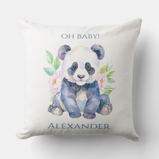 Custom Baby Panda  クッション (正面)