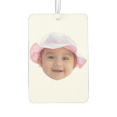 Custom Baby Photo, Baby Photo Face カーエアーフレッシュナー (裏面)
