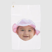 Custom Baby Photo, Baby Photo Face ゴルフタオル (正面)