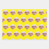 Custom Baby Photo, Baby Photo Face ラッピングペーパーシート (正面3)