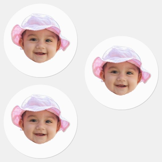 Custom Baby Photo, Baby Photo Face ラベル (グループ)