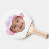 Custom Baby Photo, Baby Photo Face 卓球ラケット (横)