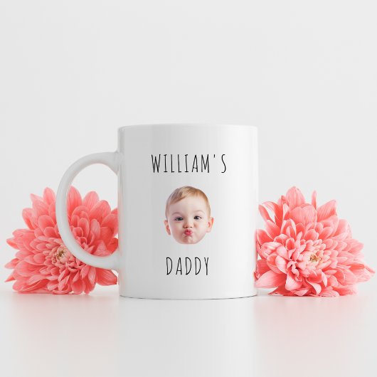 Custom Baby Photo Mug New Dad Gift コーヒーマグカップ