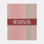 Custom Baby Shower Blanket Gift for Girls and Boys フリースブランケット (正面)