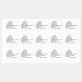 Custom Baby Shower Stickers - Modern Simple Design ラベル (シート)