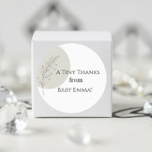 Custom Baby Shower Stickers - Modern Simple Design ラベル