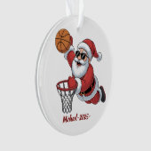 Custom Babys First Christmas Bauble, Baby 2025 オーナメント (正面)