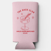 Custom Bach Party,Wedding Weekend スリム缶クーラー (裏面)