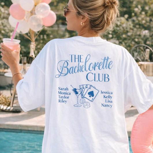Custom Bachelorette Club Hoodie – Personalized Tシャツ