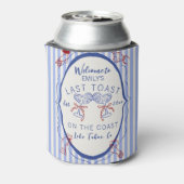 Custom Bachelorette | Last Toast on the Coast 缶クーラー (缶裏面)