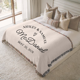 Custom Bachelorette Party Blanket Gift for Bride スローブランケット