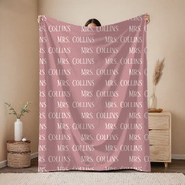 Custom Bachelorette Party Blanket Gift for Bride フリースブランケット