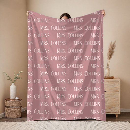 Custom Bachelorette Party Blanket Gift for Bride フリースブランケット