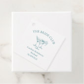 Custom Bachelorette Party Cocktail Social Club フェイバータグ (インサイチュ)