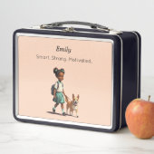 Custom Back to School Lunchbox メタルランチボックス (インサイチュ)