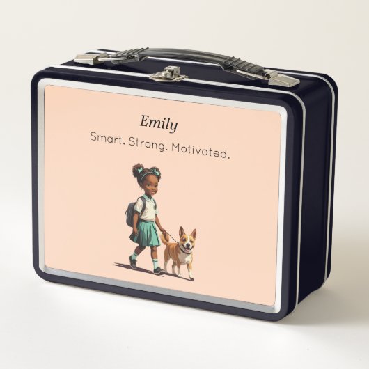 Custom Back to School Lunchbox メタルランチボックス (正面)