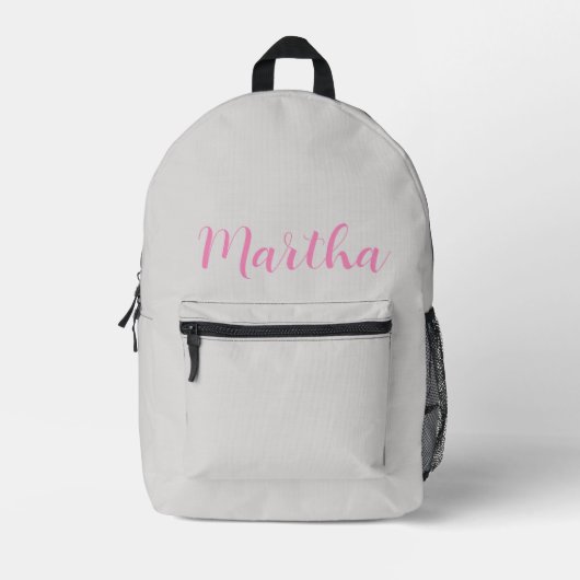 Custom backpack, personalized school bags  プリントバックパック (正面)