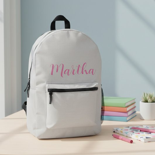 Custom backpack, personalized school bags  プリントバックパック