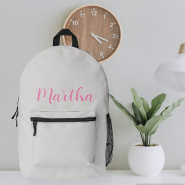 Custom backpack, personalized school bags  プリントバックパック