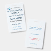 Custom Badge | Create Your Own Logo バッジ (表裏)