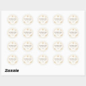 Custom Bakery Logo Sticker - Baking Icon Design ラウンドシール (シート)
