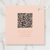 Custom Bakery Thank You Tag フェイバータグ (裏面)