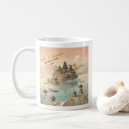 Custom Bali Indonesia Family Travel Keepsake コーヒーマグカップ