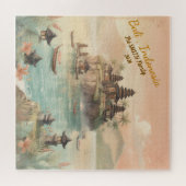 Custom Bali Indonesia Family Travel Keepsake ジグソーパズル (横)
