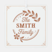 Custom Bali Indonesia Family Travel Keepsake メタルオーナメント (裏面)