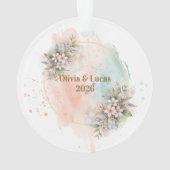 Custom Bali Indonesia Honeymoon Keepsake オーナメント (裏面)