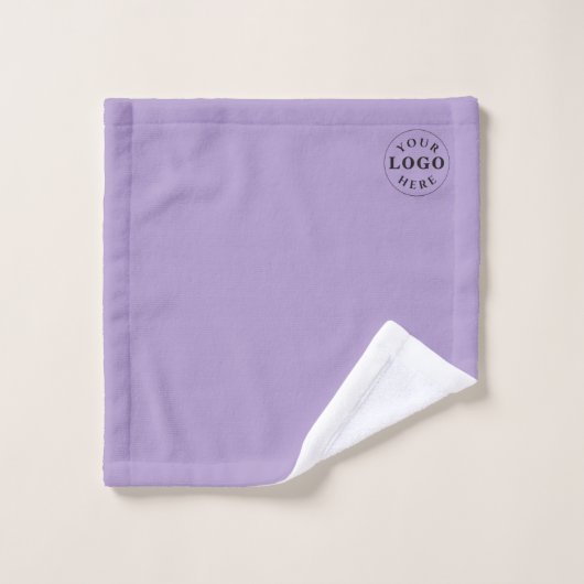 Custom Band Logo Wash Cloth in Soft Purple Style ウォッシュタオル (ウォッシュタオル)
