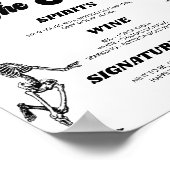 Custom Bar Sign ポスター (角)