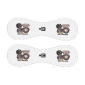 Custom Baseball Dad Photo Name 野球ボール (パネル)