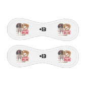 Custom Baseball Mom Photo Name 野球ボール (パネル)