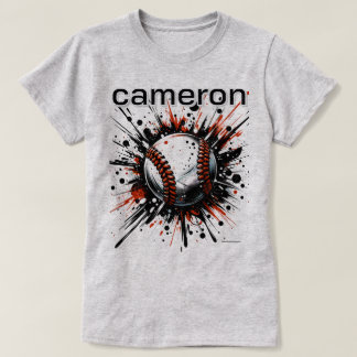 Custom Baseball Mom Tee - Baseball Graphic Tee Tシャツ