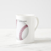 “Custom Baseball Mug**Specialty Mug ボーンチャイナマグカップ (正面右)