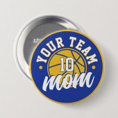 Custom Basketball Mom Button 缶バッジ (正面&裏面)