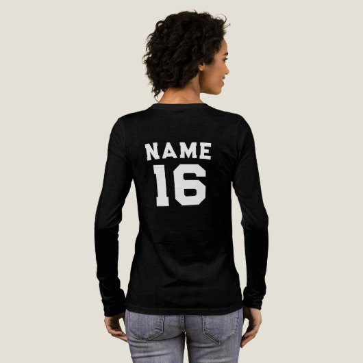 Custom Basketball tee,player Name Jersey Number  トライブレンドＴシャツ (背面全体)