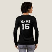 Custom Basketball tee,player Name Jersey Number  トライブレンドＴシャツ (背面全体)
