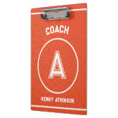 Custom Basketball Textured Coach Sporty クリップボード (左)