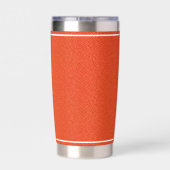 Custom Basketball Textured Orange Insulated Tumble 保温保冷タンブラー (背面)