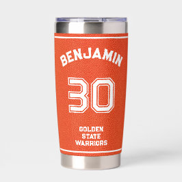 Custom Basketball Textured Orange Insulated Tumble 保温保冷タンブラー