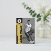 Custom Basketball Trading Card, Gold MVP Card コーリングカード (スタンド正面)