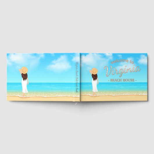 Custom Beach House ゲストブック (全面)