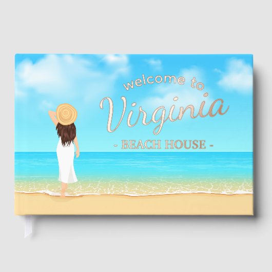 Custom Beach House ゲストブック (正面)